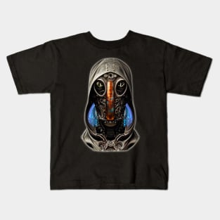 Futuristic Hooded Robot Kids T-Shirt